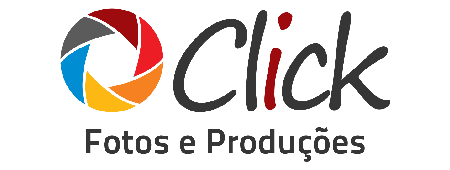 Logo Click Fotos e Produções